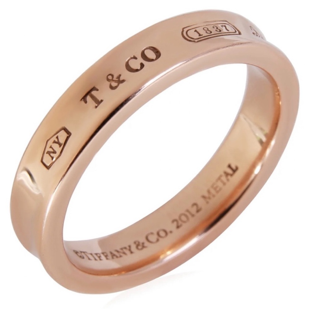 Tiffany & Co. 1837 Collection Rose Gold Ring